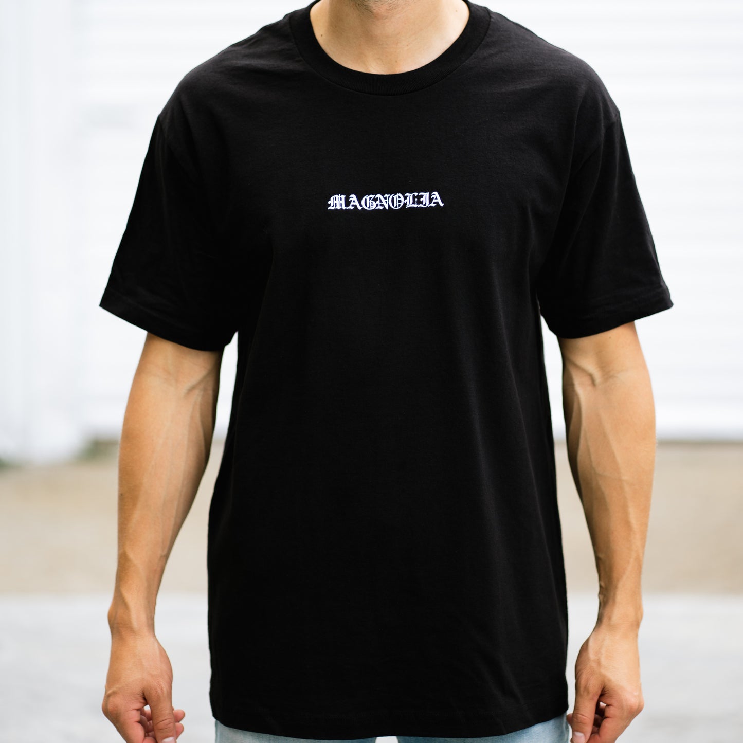 0 Magnolia Skeleton Rose Tee