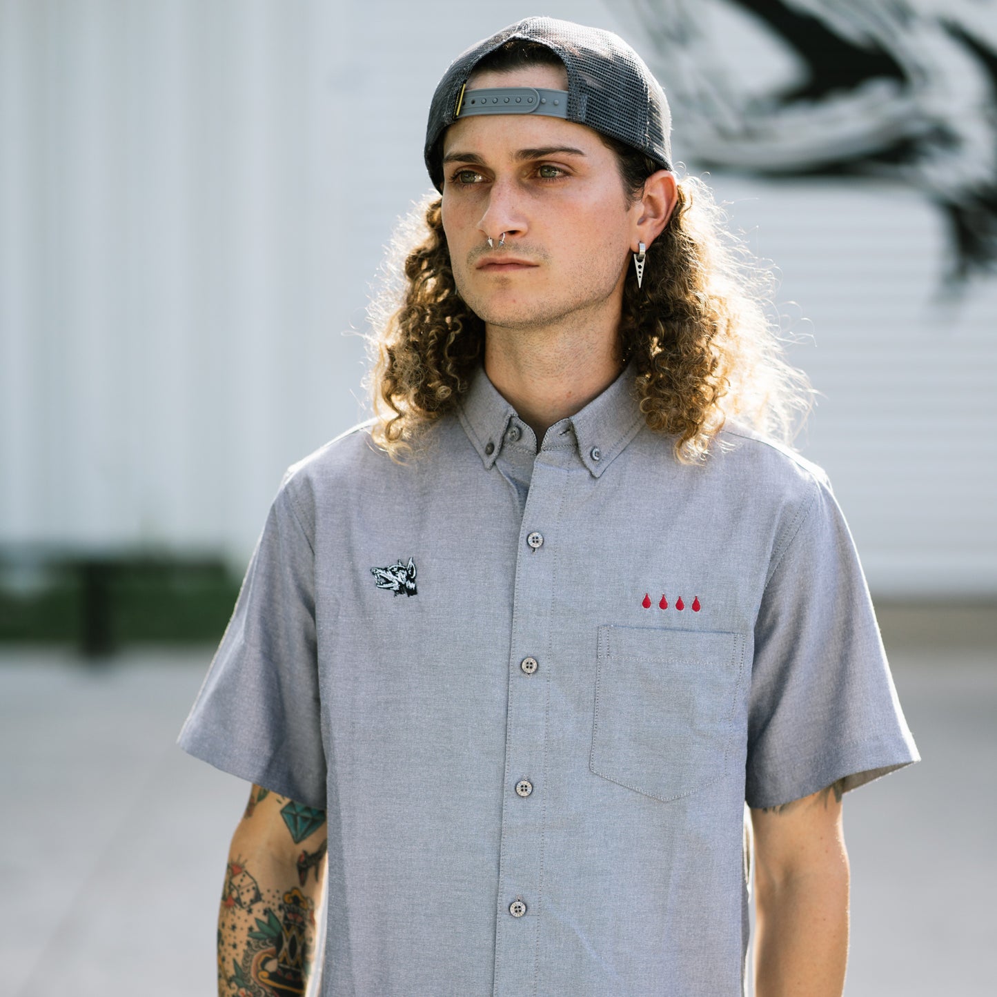 0 Magnolia Magnolia Button-Down (Gray)