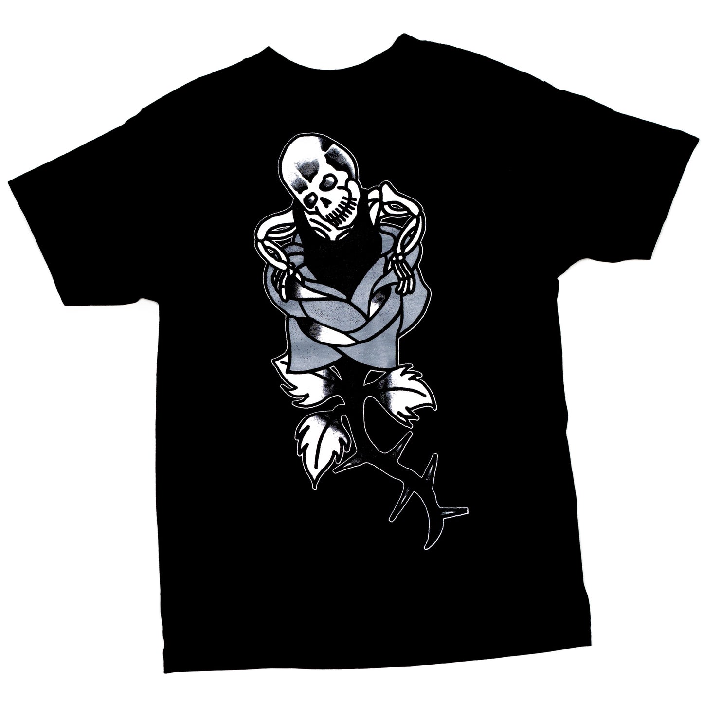 0 Magnolia Skeleton Rose Tee