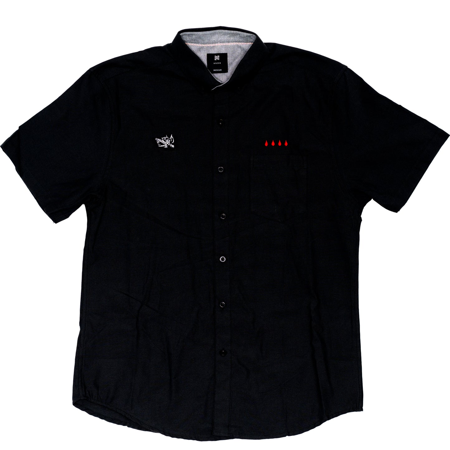 0 Magnolia Magnolia Button-Down (Black)