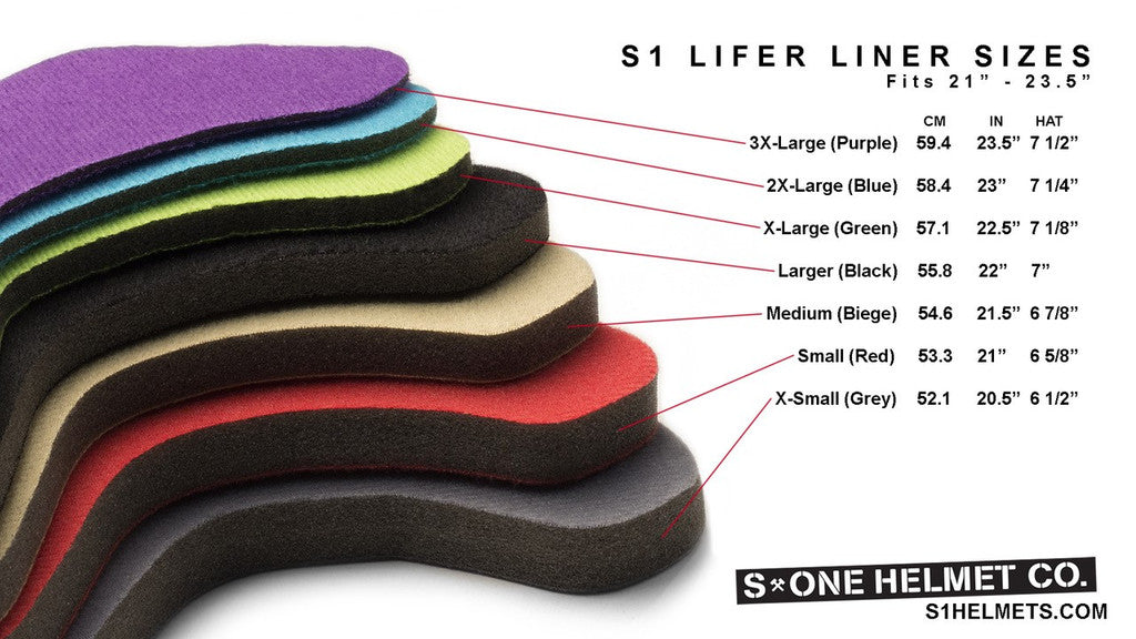 S1 LIFER HELMET SIZING LINER