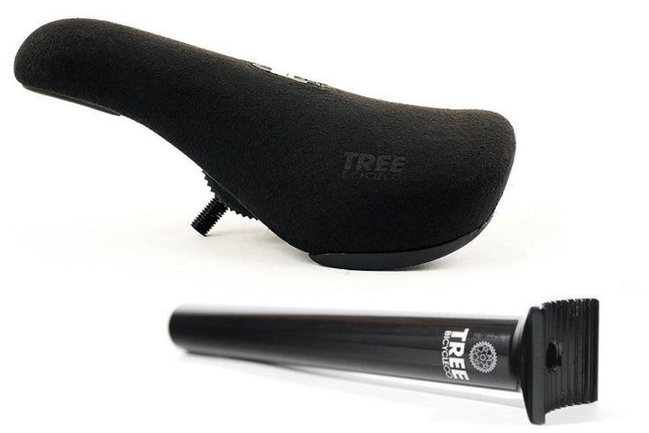 Tree Bicycle Co. Fat Ergo Pivotal Seat with Tree Post - Black