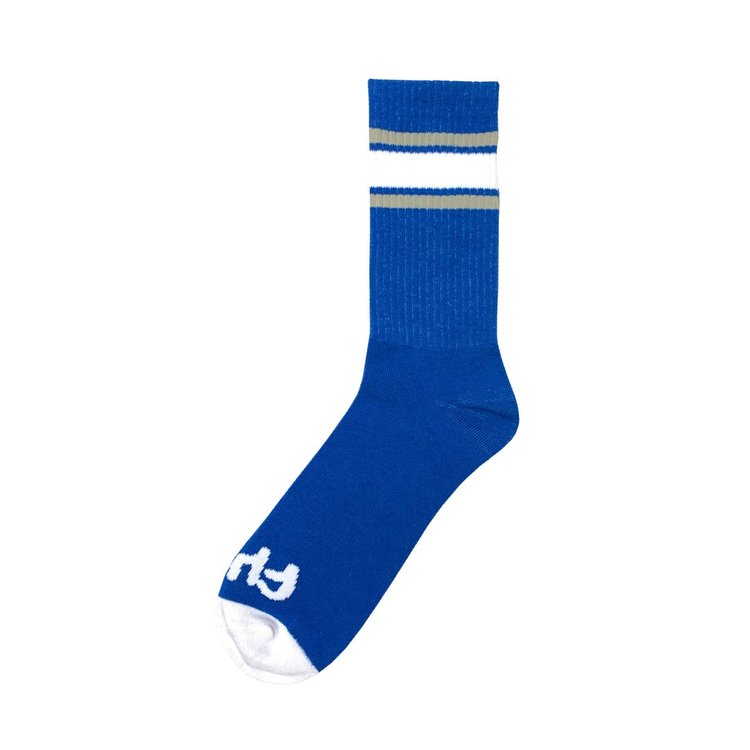 Cult Crew Socks Blue & White