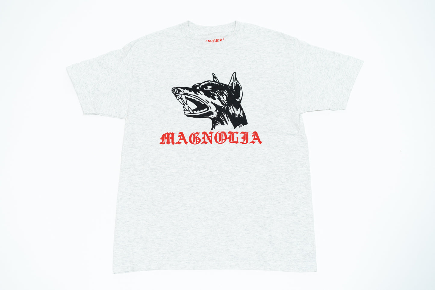 0 Magnolia GRAY DOBERMAN LOGO TEE