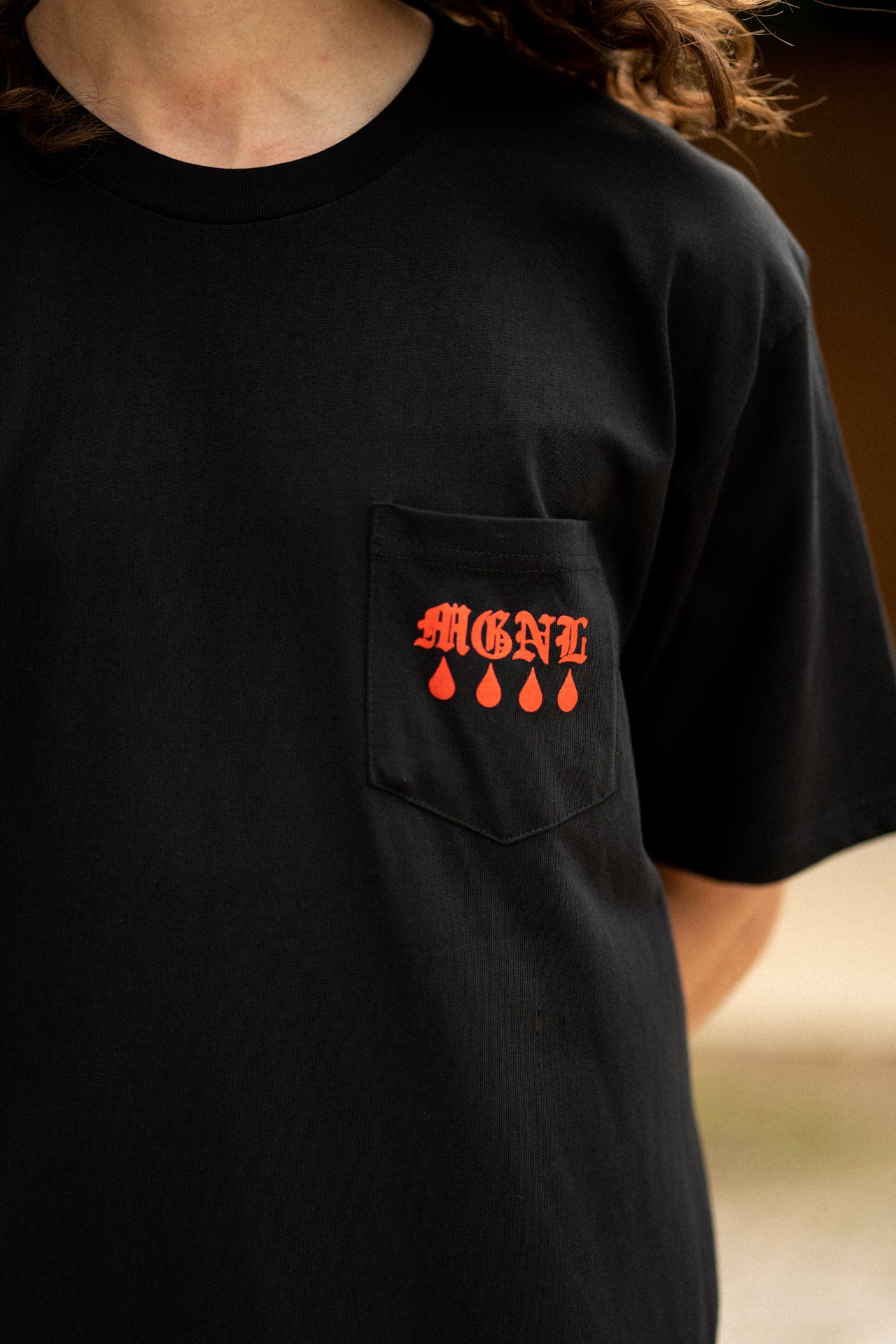 0 Magnolia MGNL DRIP POCKET TEE