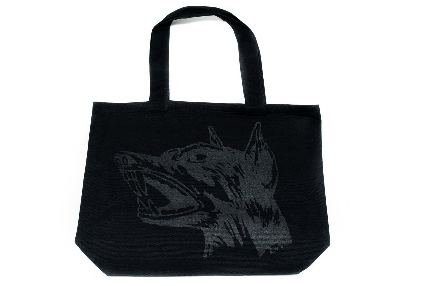 0 Magnolia TOTE BAG BLACK DOBERMAN LOGO BLACK BAG