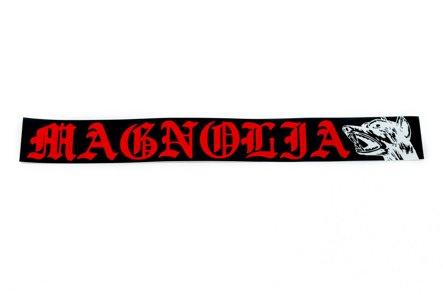 0 Magnolia LARGE MAGNOLIA LOGO STICKER - HORIZONTAL