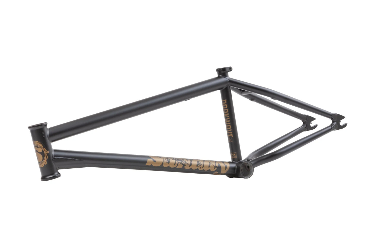 Sunday Darkwave Frame 20.75" (Matte Black w/Gold Shark Stickers)